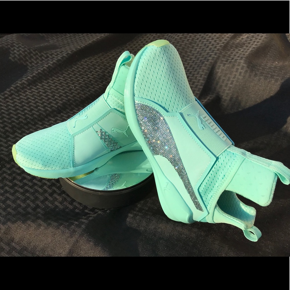 Women Swarovski running Puma shoes
